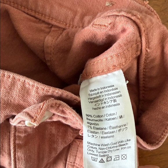 Madewell Emmett 2.0 Wide-Leg Crop Pants Dried Rose Size 26 - Picture 7 of 7